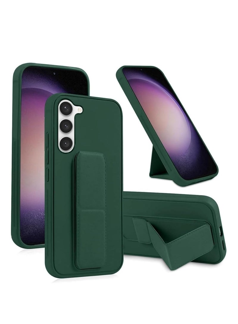 Samsung Galaxy S25 Plus Case Cover Magnetic Car Mount Kickstand Holder Case Vertical & Horizontal Hand Strap For Samsung Galaxy S25 Plus 6.7-inch - Image 1