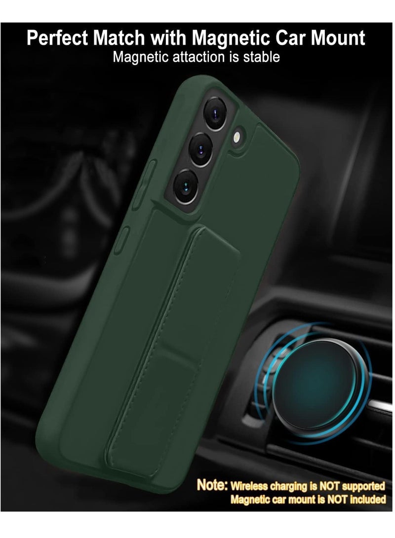 Samsung Galaxy S25 Plus Case Cover Magnetic Car Mount Kickstand Holder Case Vertical & Horizontal Hand Strap For Samsung Galaxy S25 Plus 6.7-inch - Image 5