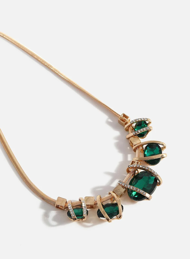 SOHI Drops Dainty Artificial Necklace Jewellery