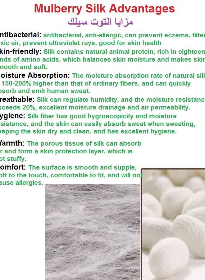 Lisesilk 2 Picec 6A Grade 22 Momme  100% Mulberry Silk Baby Silk Pillowcase 30*50CM Multicolor - Image 4