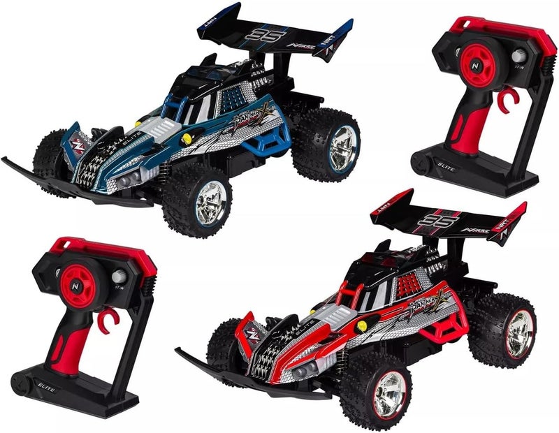 NIKKO سيارة نيكو RC تيربو بانثر X2 – 41 سم سيارة تحكم عن بعد عالية السرعة باللون الأحمر أو الأزرق – مركبة سباق على الطرق الوعرة للأطفال، أعمار 8 سنوات فما فوق - Image 2