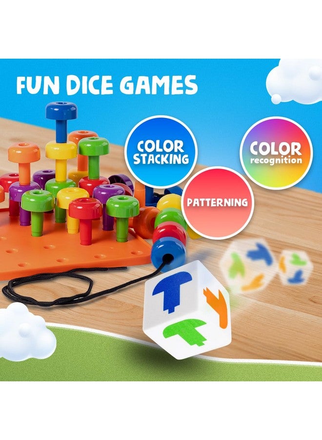 Skoolzy 34 Pc Foam Stacking Set with Lacing & Storage for Ages 2-4 - Image 5