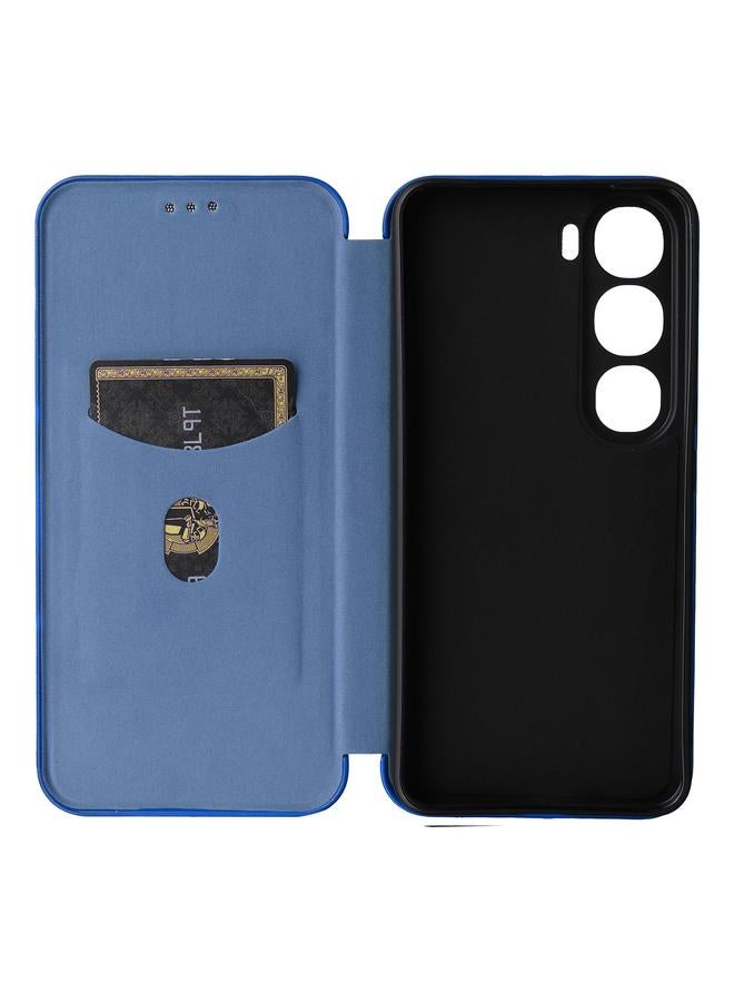 erorex Case For vivo V30e / V40 Lite 5G Carbon Fiber Texture Flip Leather Phone Case - Image 5