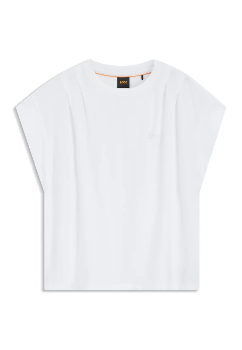 بوس Relaxed-fit T-shirt in cotton jersey with handwritten logo