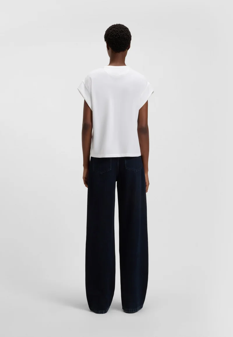BOSS Relaxed-fit T-shirt in cotton jersey with handwritten logo