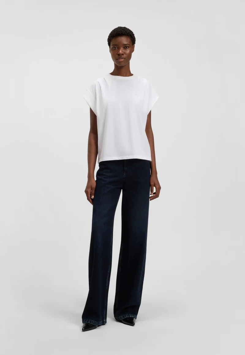 بوس Relaxed-fit T-shirt in cotton jersey with handwritten logo
