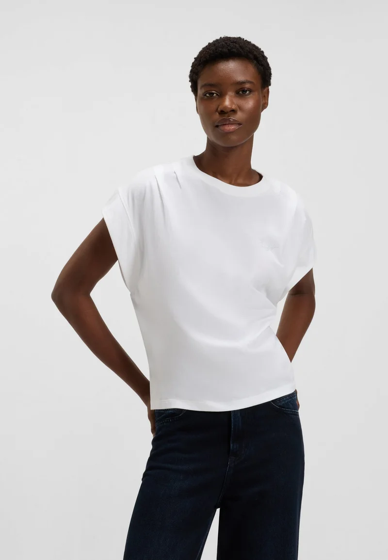 BOSS Relaxed-fit T-shirt in cotton jersey with handwritten logo