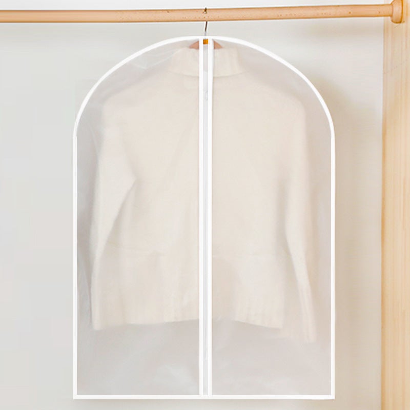 Ch Dust Bag Dustproof Clothing Cover Thickeneded Transparent Clothing Suit Bag Coat Dustproof Bag Hangable Clothing Cover Batch - Image 3