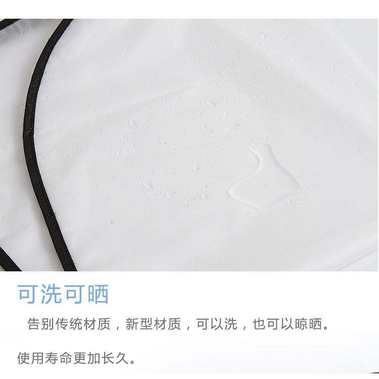 Ch Dust Bag Dustproof Clothing Cover Thickeneded Transparent Clothing Suit Bag Coat Dustproof Bag Hangable Clothing Cover Batch - Image 5