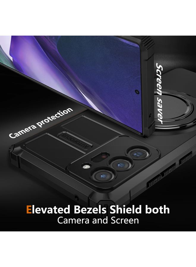 S-TOP Case For Samsung Galaxy Note20 Ultra Rotating Magnetic Holder Phone Case - Image 2