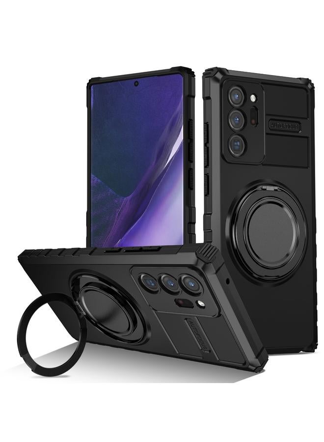 S-TOP Case For Samsung Galaxy Note20 Ultra Rotating Magnetic Holder Phone Case - Image 1