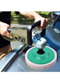EXCEL IMPEX Excel Impex Wool Polishing Wheel Buffing Pad for polishing stainless steel metal marble glass ceramic 4 Inch Set of 2  - Image 3