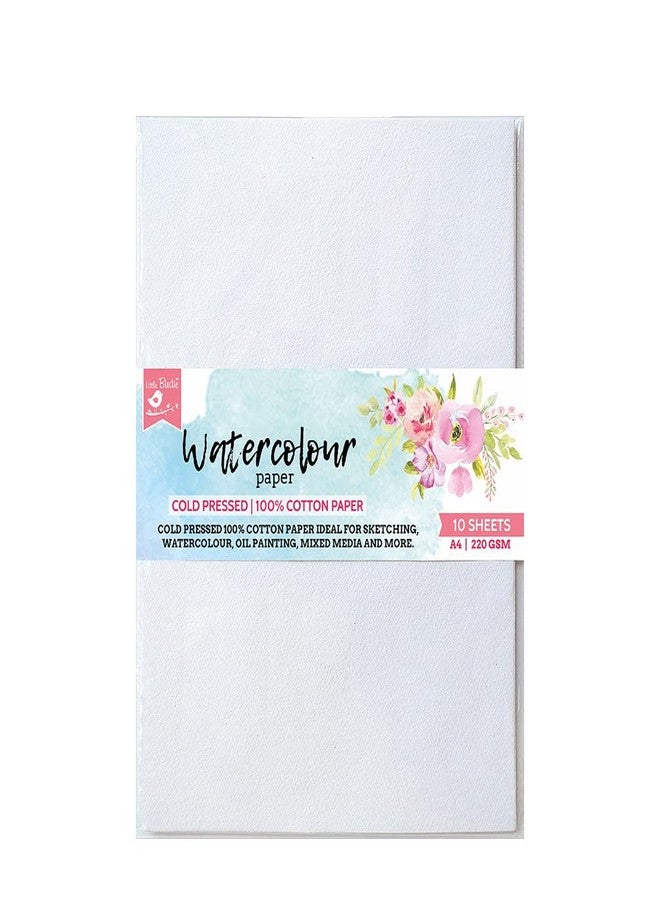 Itsy Bitsy Watercolour Paper A4 220GSM 10SHEETS