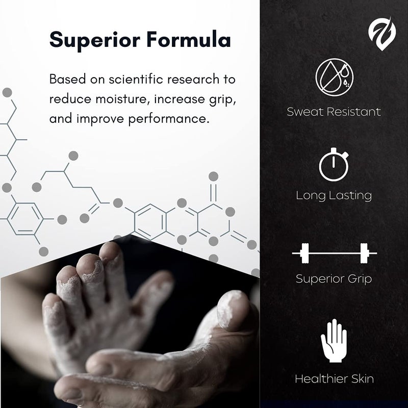 EVMT Brands Liquid Chalk, Mess Free Gym Chalk for Weightlifting, Gymnastics, Rock Climbing. Sweat Resistant and Long Lasting for Stronger Grip. Package May Vary. - Image 2