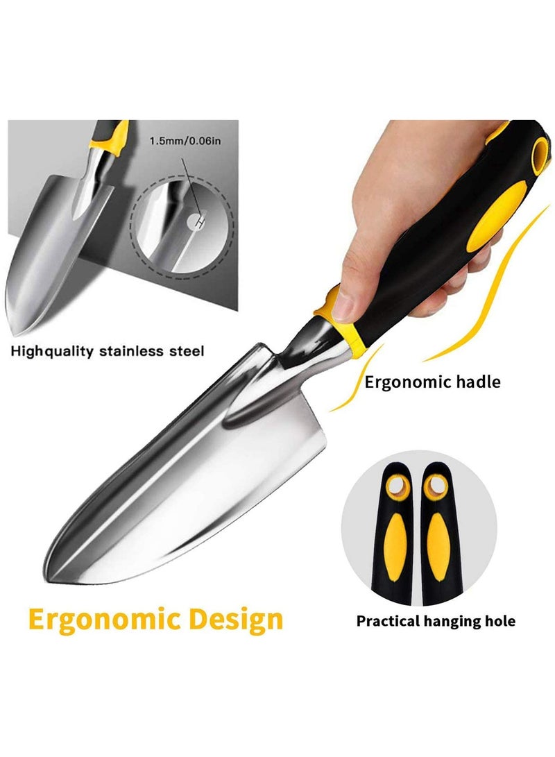 Generic 3 PCS Garden Tool Set – Heavy Duty Aluminum Hand Tools with Non-Slip Rubber Handle – Durable Gardening Kit for Men & Women - Image 2