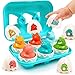 NAODONGLI Dinosaur Easter Egg Toys for Toddlers 13Montessori Geometric Eggs Sensory Educational Learning Fine Motor Puzzle Matching GamesEaster Basket Stuffers Gifts for Kids Boys Girls - Image 2