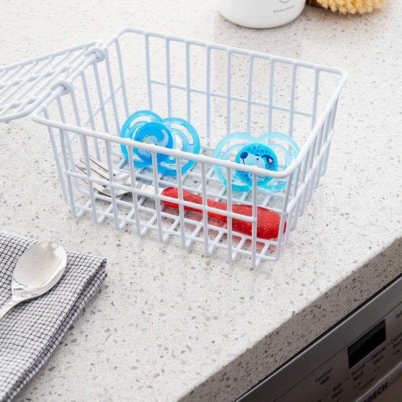 Better Houseware High Capacity Dishwasher Basket For Baby Items Crafted Of Durable Coated Steel - Dishwasher Basket For Small Items & Accessories Baby Dishwasher Basket - Image 2