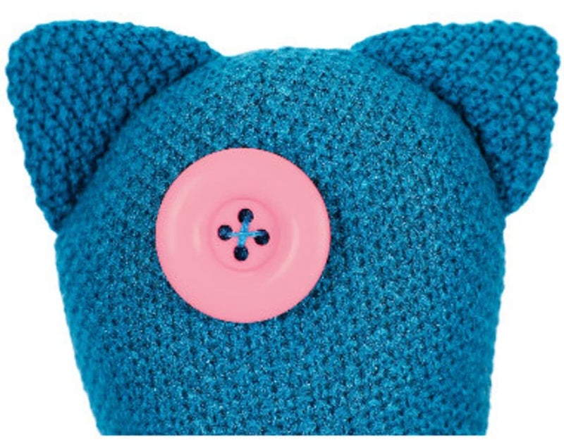 ASVP Shop Coraline Crocheted One Eyed Octopus Doll Bright Turquoise - Image 2