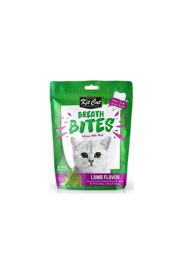 Kit Cat Breath Bites Lamb Flavour Cat Treats - Image 1