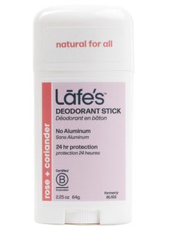 Natural Deodorant | 2.25Oz Aluminum Free Natural Deodorant Stick For Women & Men | Paraben Free & Baking Soda Free With 24-Hour Protection (Rose & Coriander, 2.25Oz) - pzsku/Z0A212689C93E2447E06AZ/45/_/1730799032/a1dac4d5-54c2-4248-93f4-fc625340a4d8