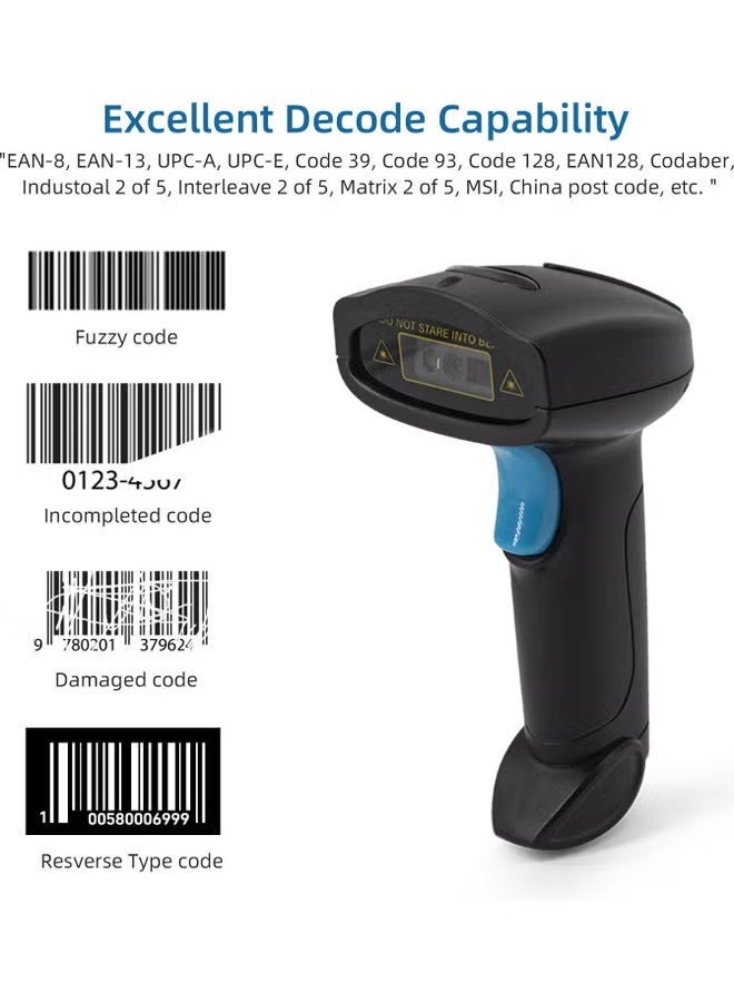 ZONBON Wireless Bar Code Reader Black - Image 5