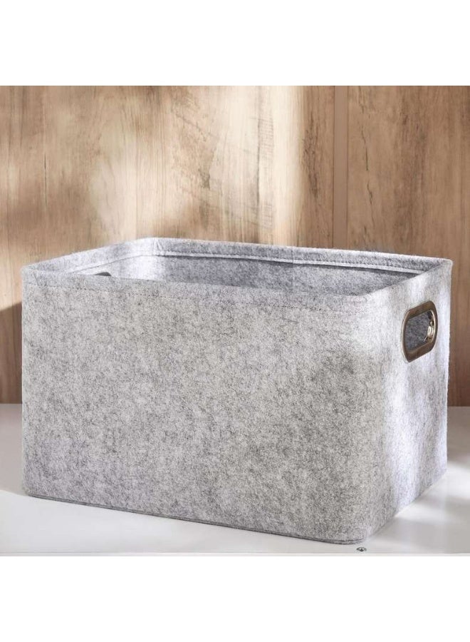Pan Home Hilux Storage Basket Grey 37x27x22cm - Image 3
