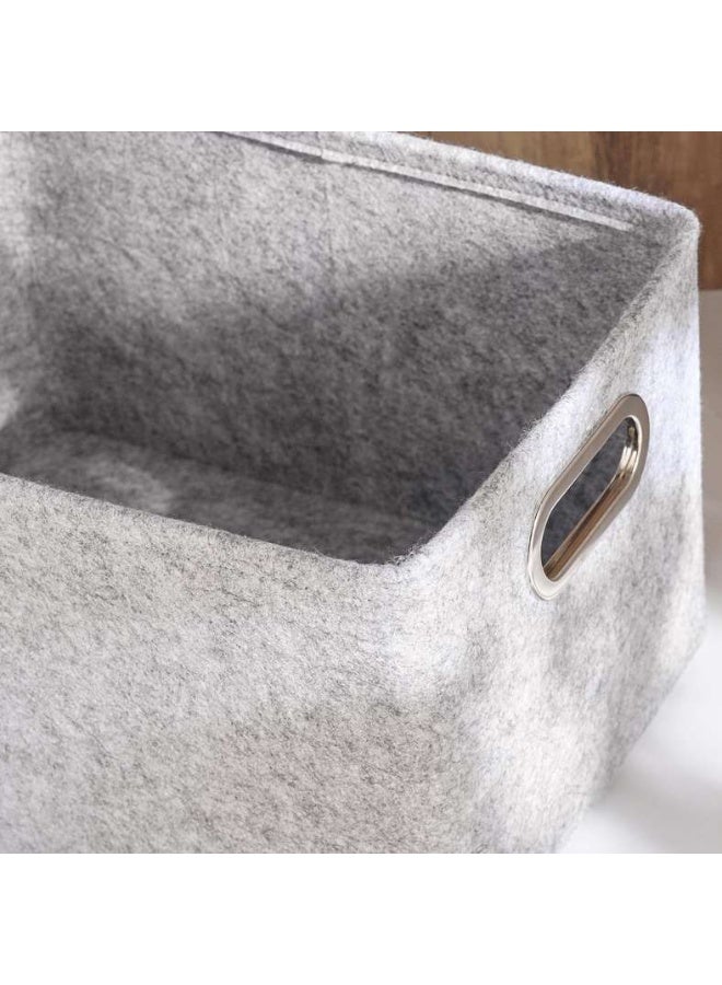 Pan Home Hilux Storage Basket Grey 37x27x22cm - Image 2