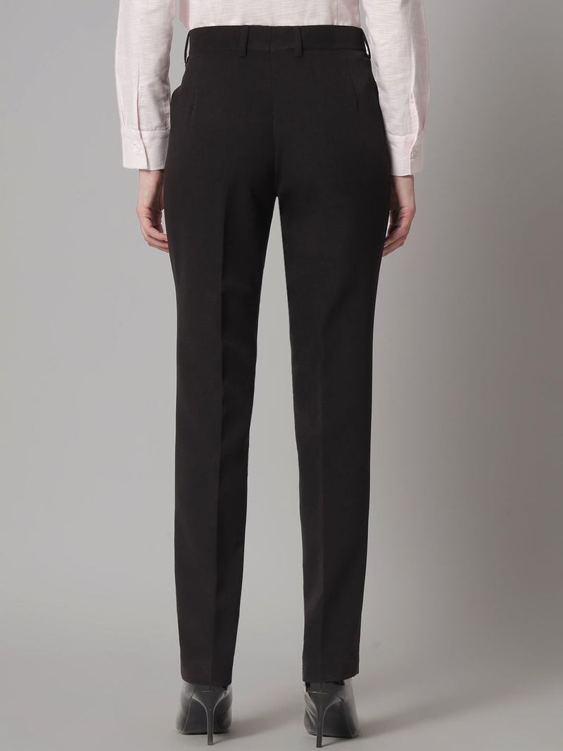 Powersutra Slim Fit Black Stretch Pants for Women - Image 5