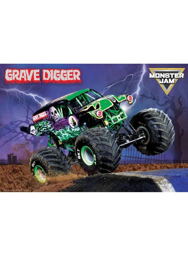 eurographics Eurographics Puzzle 100-Pcs In Lunch Bag - Monster Jam Grave Digger 9100-5938  - Image 3
