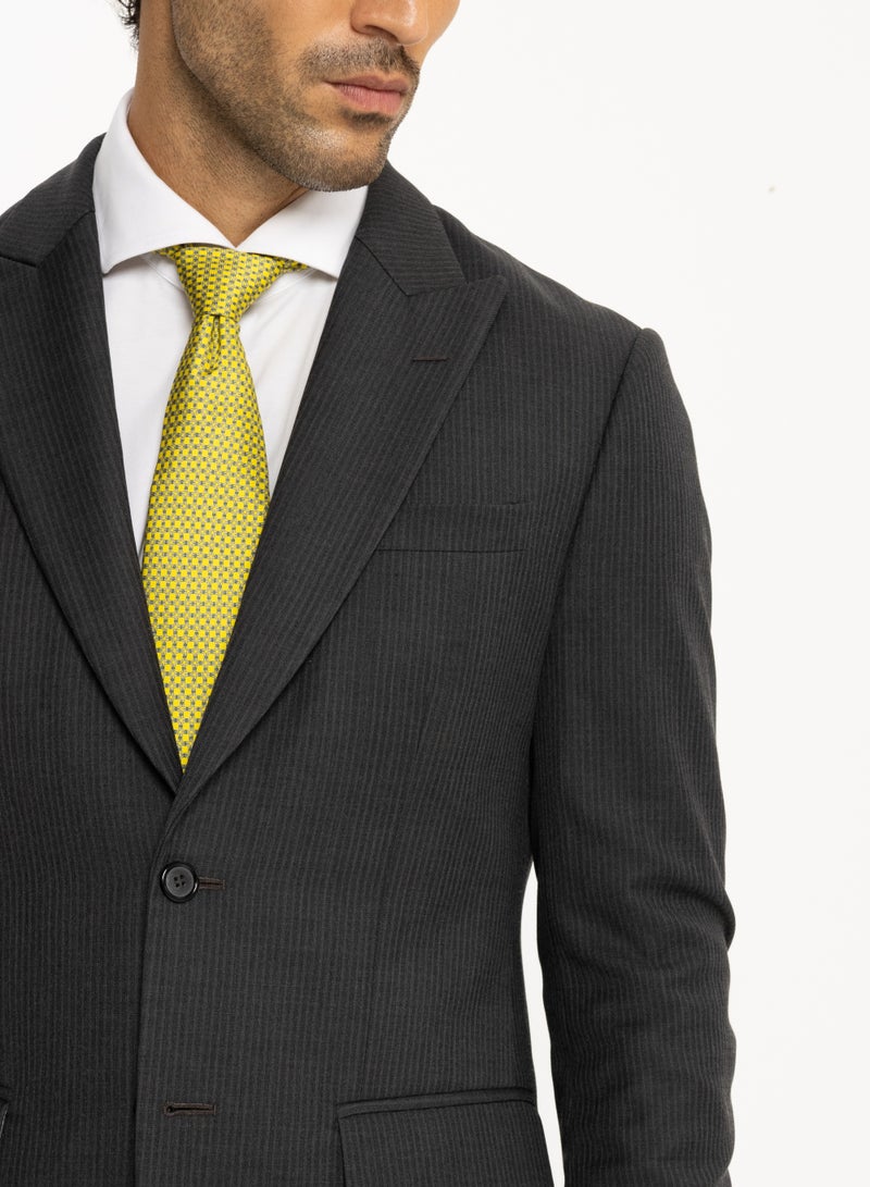 Elliot Martin Elliot Martin tie 100% Silk Twill neck ties Premium Men's Tie(Yellow)  - Image 4