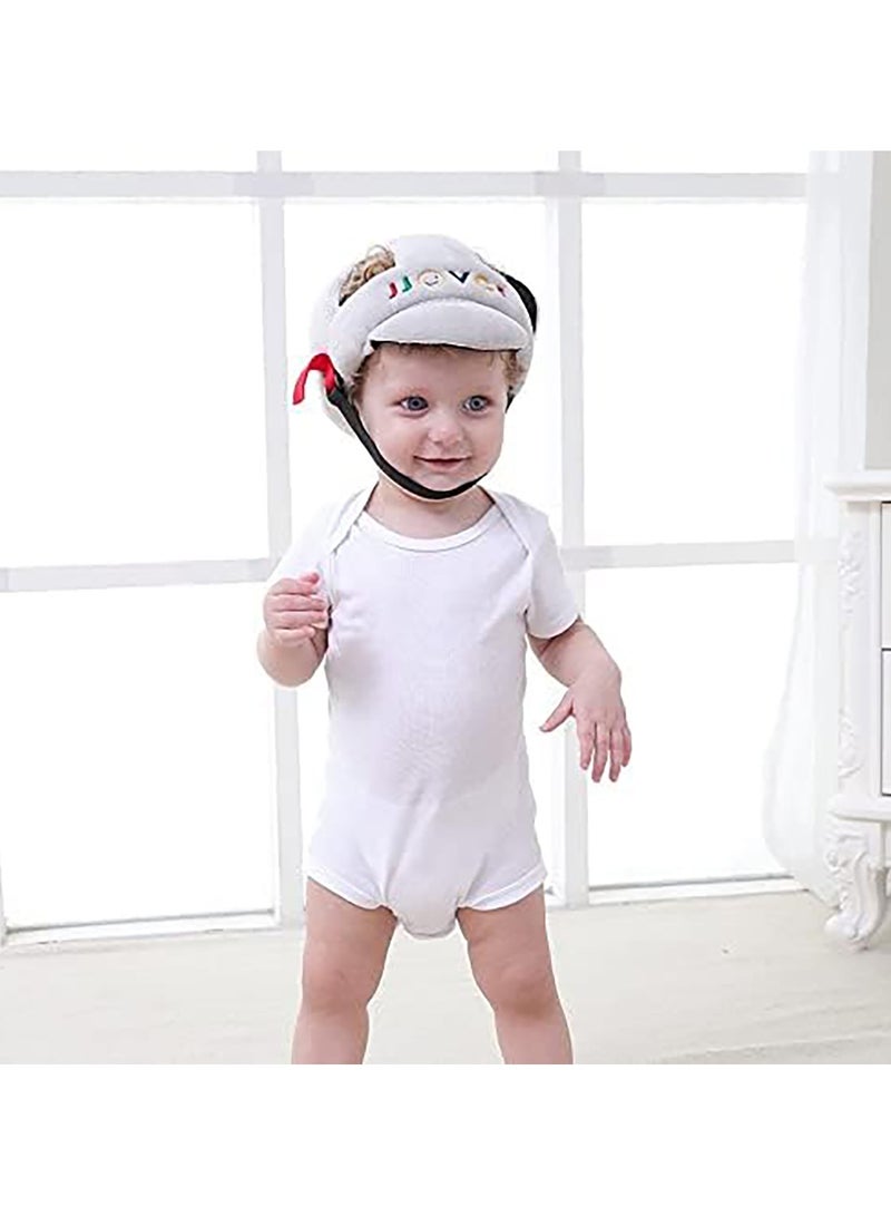 Baby Anti-Fall Head Protection Cap Breathable Mesh Sponge Infant Safety Helmet Adjustable Sweat-absorbent Toddler Head Protector - Image 5