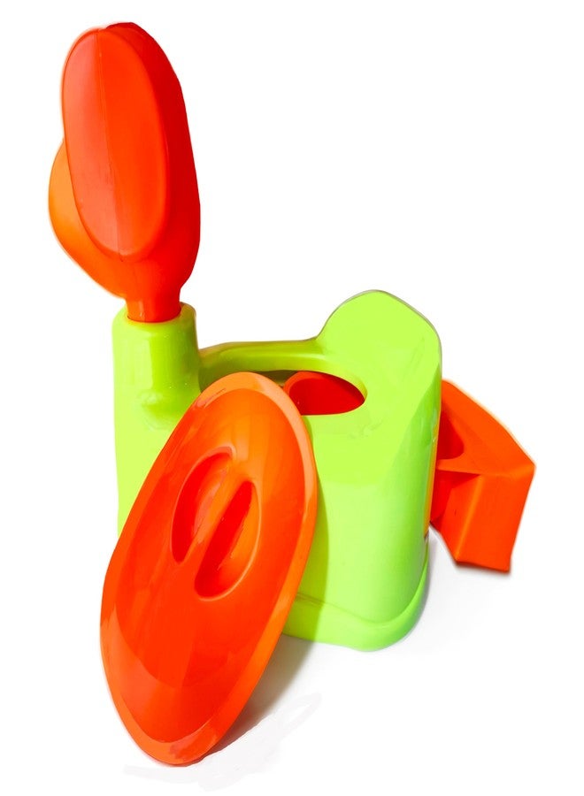 MOLTRES - GOOFY Baby Potty Training Toilet Seat with Removable Tray, Lid For Boy And Girl Kids (Age 6 Mths to 3 Year) Size 39x26x30 Potty Seat/Potty Box (Green) - Image 5