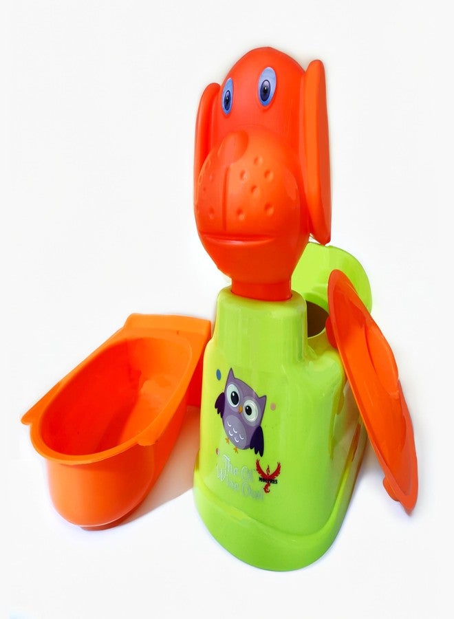 MOLTRES - GOOFY Baby Potty Training Toilet Seat with Removable Tray, Lid For Boy And Girl Kids (Age 6 Mths to 3 Year) Size 39x26x30 Potty Seat/Potty Box (Green) - Image 3