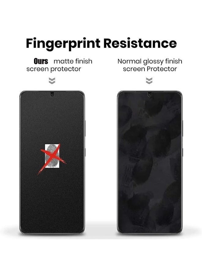Muzz Matte Privacy Screen Protector for Samsung Galaxy S24 Ultra, Anti-Glare Ceramic Guard, 2 Pack - Image 3