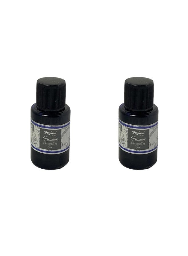 Daytone Premium Fountain Pen Ink (Double Pack of 2) (Regal Blue, 30 ml Each) - Image 1