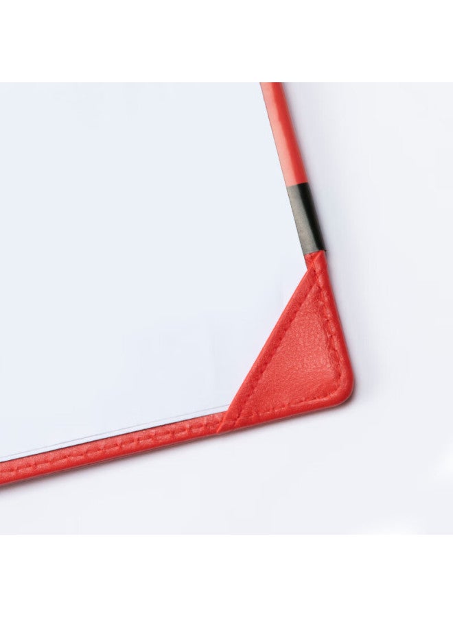 Trnfa Tn-b1 Business Contract Book/manager File Folder/recitation Folder A4 Leather Octagonal Insert Speech Folder/doent File Organizer - Image 2