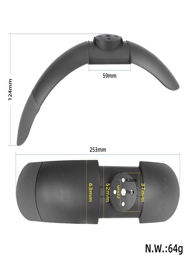 Ulip Electric Scooter Front Mudguard Mud Flaps Splash Guards Widened Front Fenders Compatible with M365 PRO PRO2 MI3 MI4pro - Image 2