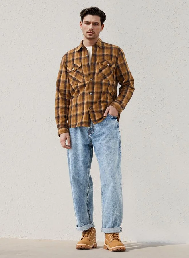 لي كوبر قميص لي كوبر كاروهات