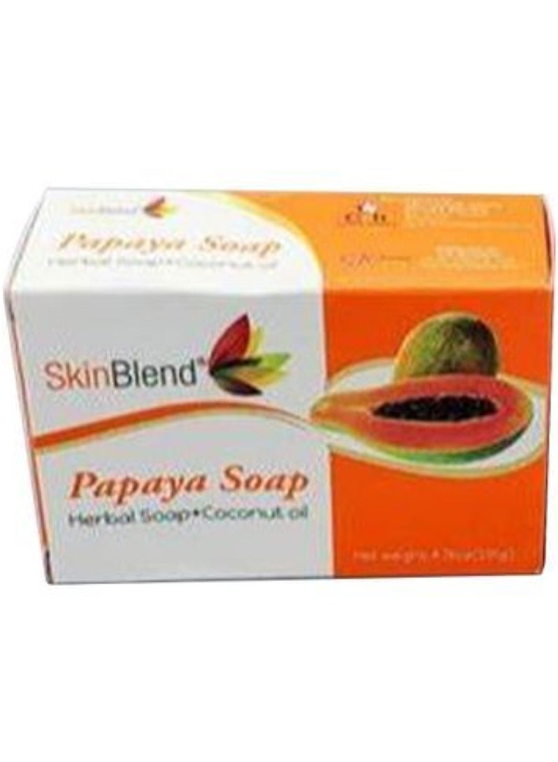 مزيج الجلد صابون البابايا العشبي 135 جرام - Image 2