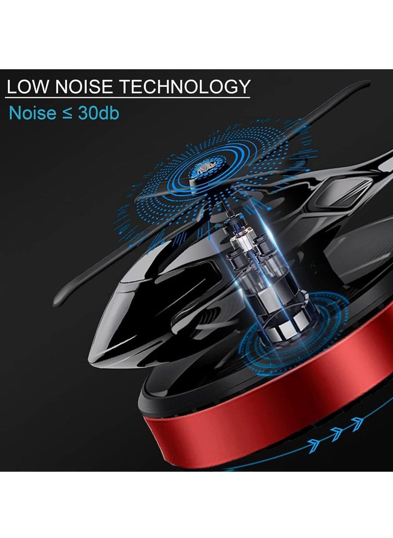 TIGER Helicopter Car Air Freshener – Rotating Solar Car Perfume with Osmanthus & Vanilla Scent – Airplane Design Auto Air Freshener for Car, Home & Office – Unique, Fragrant, and Stylish - Image 2