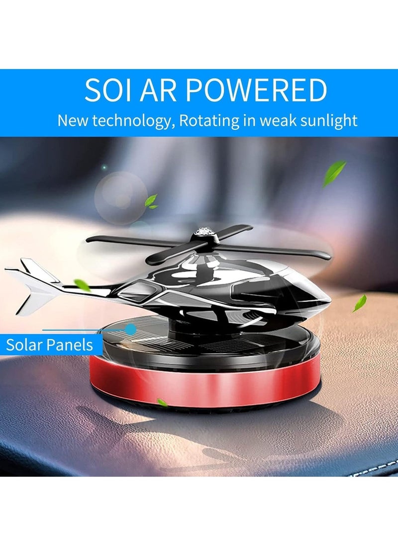 TIGER Helicopter Car Air Freshener – Rotating Solar Car Perfume with Osmanthus & Vanilla Scent – Airplane Design Auto Air Freshener for Car, Home & Office – Unique, Fragrant, and Stylish - Image 3