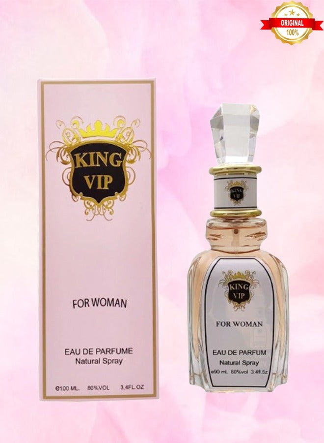 King 3 Pieces King Vip For Woman EDP 100ML - Image 2