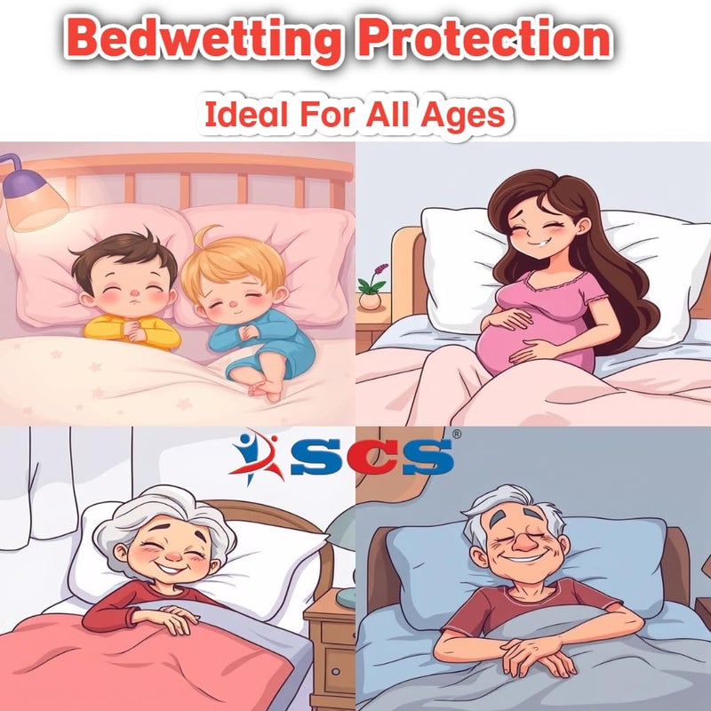 SCS Rubber Sheet Mattress Protector Reusbale Underpad Waterproof Bed Sheet Bedwetting Crib Urine Protector mat Mackintosh Molini Sheet - Image 5