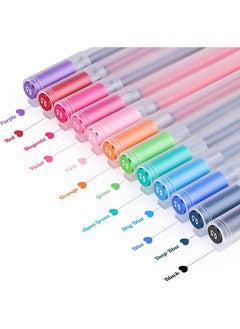 phomemo Gel Pens 12 Colors, Ball Point Pens Fine Point, 0.5 mm Ink Pen, Note Taking Pens for Japanese Korean Office School Stationery Supplies  - Image 1