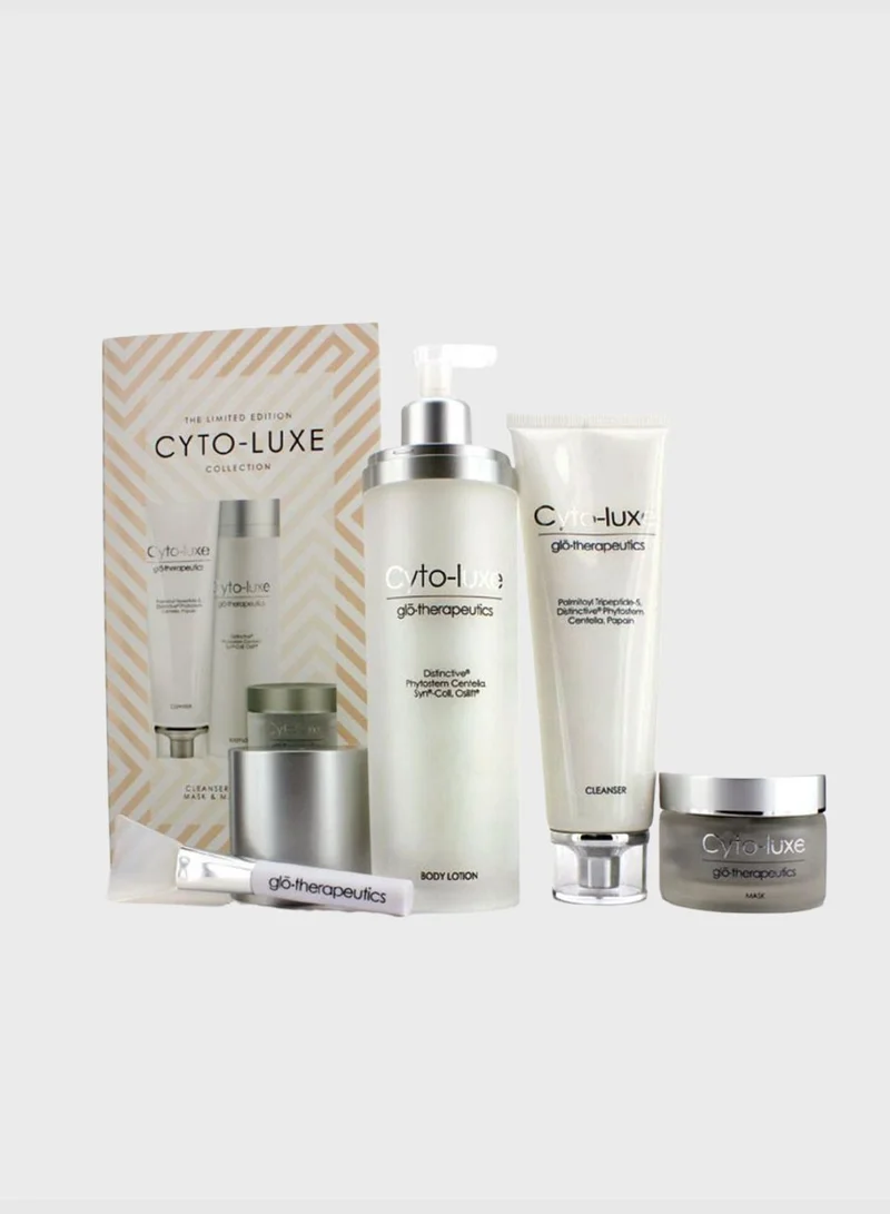 Glotherapeutics Cyto-Luxe Collection (Limited Edition): Body Lotion + Cleanser + Mask + Mask Applicator