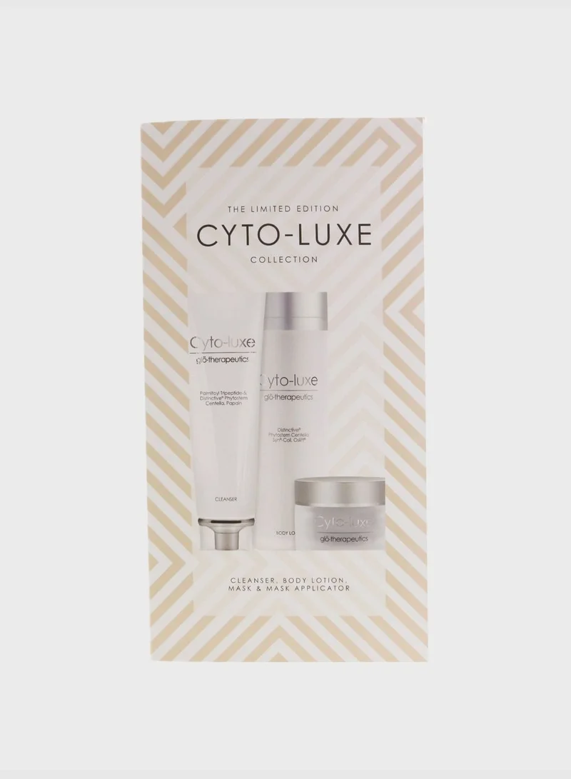 Glotherapeutics Cyto-Luxe Collection (Limited Edition): Body Lotion + Cleanser + Mask + Mask Applicator