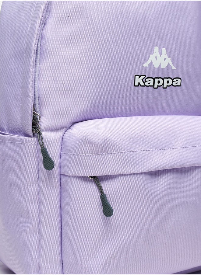Kappa حقيبة ظهر بتفاصيل الشعار مع أحزمة كتف قابلة للتعديل  - Image 2