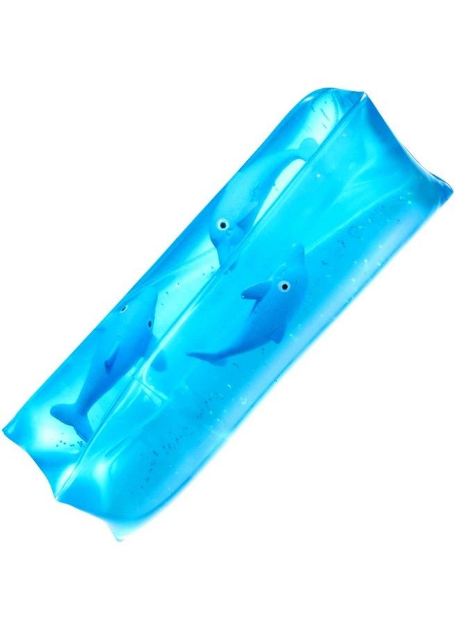 Bedwina - Dolphin Water Wiggler Toy (Pack Of 2) 4.75Inch Water Snake Sensory Fidget Toys & Slippery Water Tube For Birthday Party Favor Or Game Prizes For Kids - Image 1