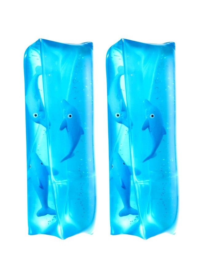 Bedwina - Dolphin Water Wiggler Toy (Pack Of 2) 4.75Inch Water Snake Sensory Fidget Toys & Slippery Water Tube For Birthday Party Favor Or Game Prizes For Kids - Image 1