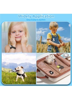 Generic 4 Pieces Airtag Holder with Invisible Pin Holder Anti Lost Airtag Cover, Kids Hidden Silicone Protective Airtag Case  - Image 4